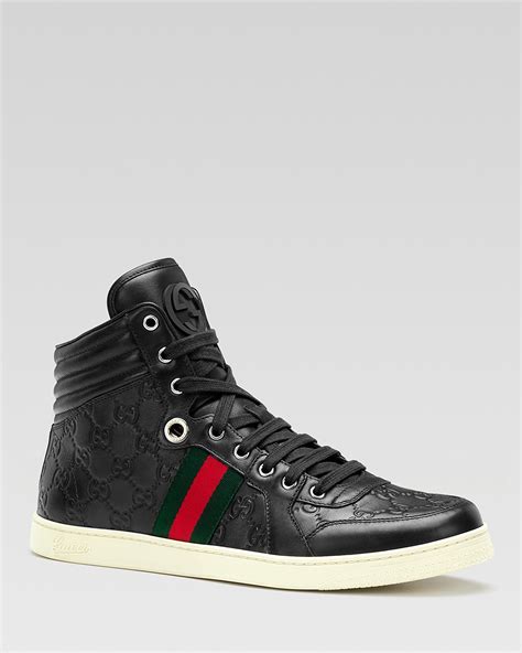 top 10 gucci shoes|Gucci signature high top sneaker.